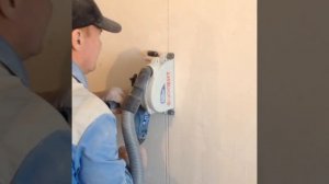 строительный пылесос интерскол ПУ32/1200 и штроборез фиолент Б2-30. Совместная работа.