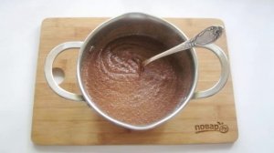 Шоколадный мусс из манки