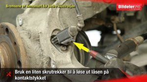 Skoda Yeti: Hvordan bytte ABS sensor foran - 2009 til 2015 mod. (5L)