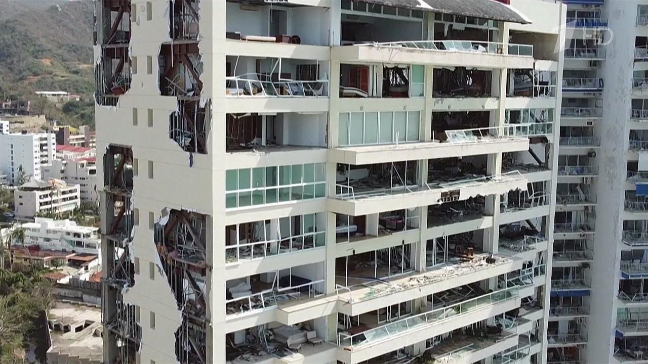 На мексиканский штат Герреро обрушился мощный ураган