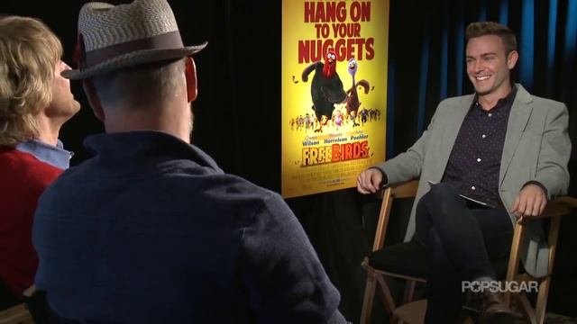 Woody Harrelson Mocks Zoolander 2 In Front Of Owen Wilson | POPSUGAR Interview