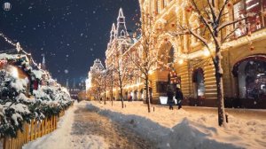 Christmas atmosphere 4k - scenic Winter Relaxation Film with Top Christmas Songs of All Time #10