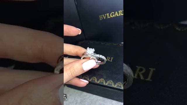 Двойное кольцо BVLGARI