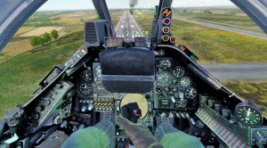 Бой на AV-8C Harrier в VR шлеме в War Thunder.