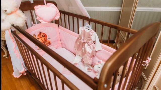 Кровать Мишутка №11 маятник с ящиком Орех смотреть онлайн