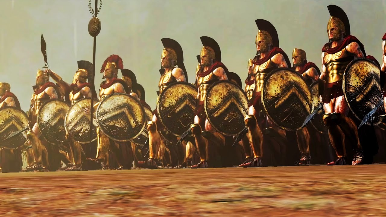 Spartan Battle _ 1,200 vs 10,000 Persian Immortals - Epic Cinematic Total War Ba смотреть онлайн