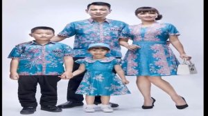 15 Baju batik couple keluarga keren Terlaris