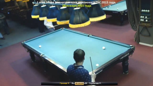 Ганиев Р. - Горбачёв Р. 1 этап II тура зимнего сезона чемпионата СБС 2015 года.