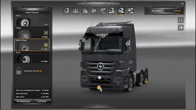 Euro Truck Simulator 2: Mercedes Benz Actros Customization