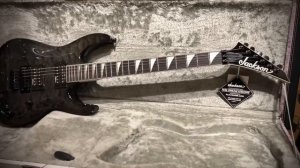 JACKSON JS32Q DKA Dinky Arch Top, Transparent Black