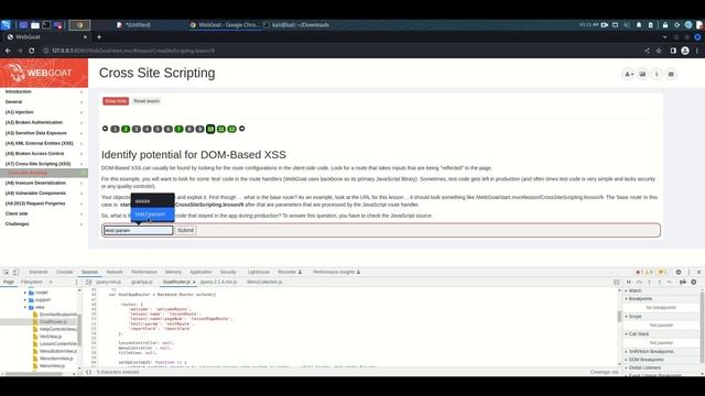 OWASP WebGoat Cross Site Scripting XSS Tutorial смотреть онлайн