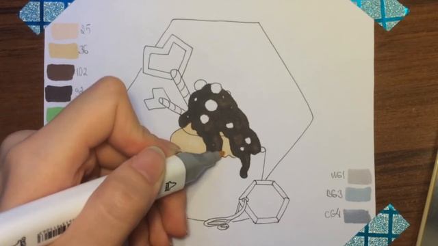 Урок рисования для начинающих | Как нарисовать космический кекс?  | Рисунок маркерами с Aliexpress смотреть онлайн