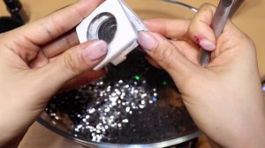 Special Series #10 Mixing "BLACK" Makeup,Parts,glitter... Into Slime! How about BLACK?