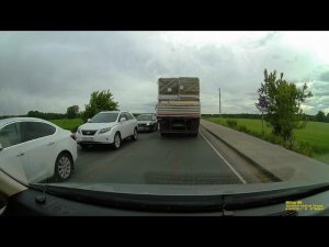 Запись комбинированного регистратора Mio MiVue i95, дневная запись