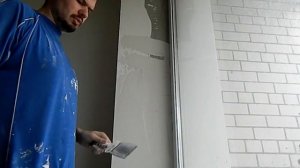 Штукатурка откосов Малкой.  Внутренняя отделка квартиры ч2