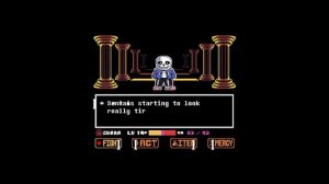 Undertale Bits & Pieces Sans Battle Genocide Route