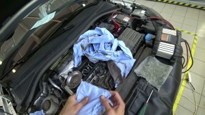 Skoda Kodiaq 2.0 TDI замена топливного фильтра