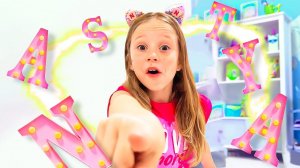 Папа придумал как помочь Насте и Эвелин убраться в комнате