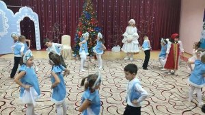 Танец "Вьюга, вьюженька", подготовительная группа, Новый год