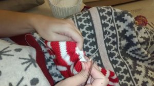 Новогодняя шапочка-колпак для фотосессий малышей