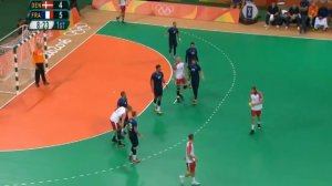 Ріо-2016: гандбол, чоловіки, фінал Данія - Франція 1 п. (1 ч.)