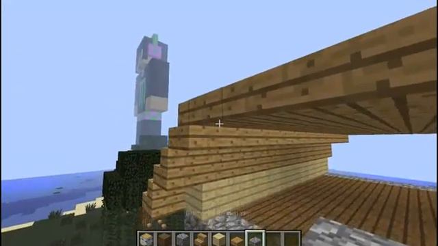 Как построить красивый дом новичку в Minecraft #1 смотреть онлайн