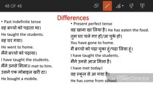 #Presentperfectvspastindefinitetense।present perfect vs.past indefinite।did Vs has/have।did/has/hav