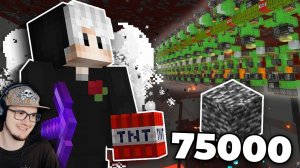 Майнкрафт ► Сломал 75.000 БЕДРОКА в Выживании MineCraft - МайнШилд 2 | Реакция