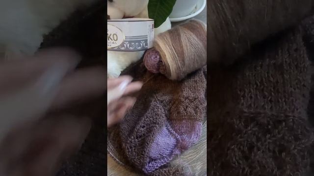 пряжа Nako Angora Luks Color мои впечатления. плюсы и минусы