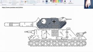 Как нарисовать Танк стальной гусь - Мультики про танки