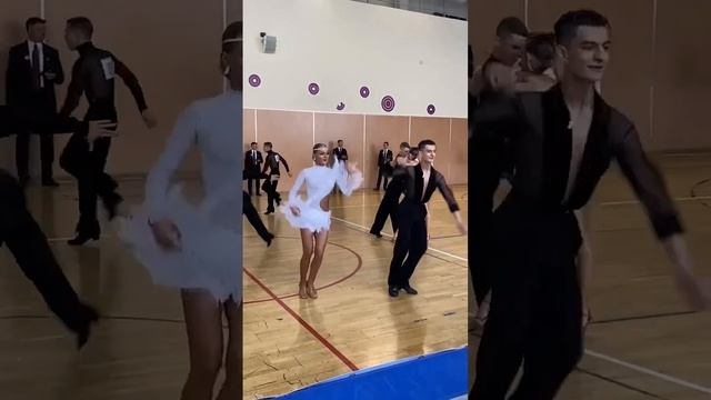 Бальные танцы! Руслан и Полина! Это видео я сделала в школе?❤️ #бальныетанцы #бальники #dance