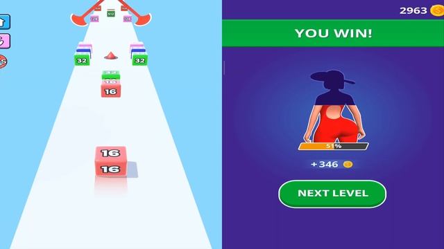 Jelly Run 2048 | Twerk Race 3D - Part 3 - Loki Games Gameplay Walkthrough (iOS and Android) смотреть онлайн