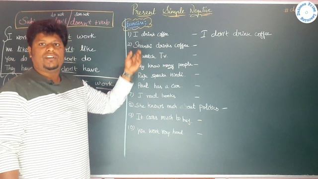 Simple present negative (don't doesn't) #daineesprimelearning #grammar #english смотреть онлайн