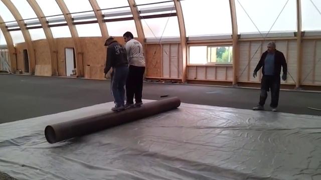 11 03 2012 construction salle multisports pose du sol смотреть онлайн