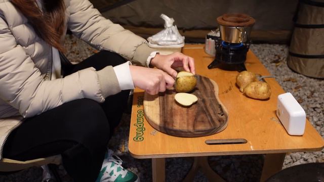 당근으로 산 서커스 TC BIG 여자 혼자 쓸만할까?｜대파 크림 치즈 토스트｜갈치 조림｜소시지 핫바｜등유 난로 올 겨울 첫 개시