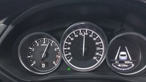 Mazda CX-5 2017 / 2018 динамика разгона 0-100, 0-170 км/час с 2.0 литра бензиновым двигателем