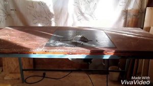 Простейшая циркулярка для дачи из дисковой пилы макита