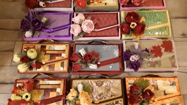 Коробки конфет,задекорированные под школьные портфели. смотреть онлайн