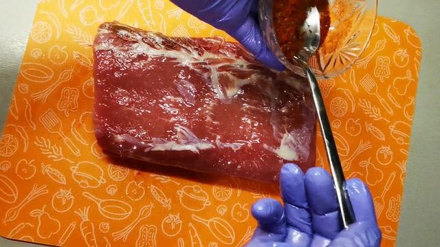 Мясной деликатес Ветчина из корейки в пряностях