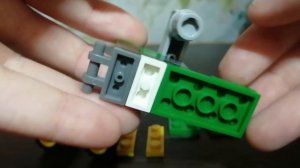 Мини комбайн из лего