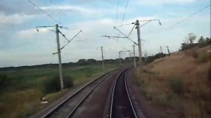 Балашов - Лиски. Маршрут глазами машиниста. Balashov - Liski. Rout by train engineer eyes