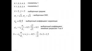 Математическая статистика. Корреляция. Регрессионный анализ.