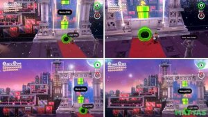 Super Mario Odyssey - 4 Player Splitscreen Multiplayer Walkthrough - Mario, Luigi, Wario & Waluigi