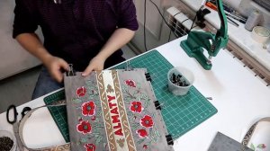 Делаем сумку шопер с вышивкой. Making a shopper bag with embroidery. Tote Bag - DIY - Kazakhstan.