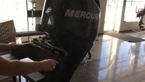 Правильная транспортировка подвесного лодочного мотора Mercury F60ELPT
