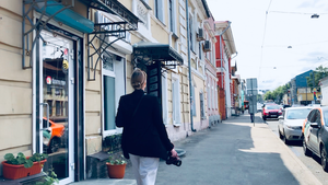 Старинная купеческая улица Ильинская - старое и новое. Нижний Новгород.