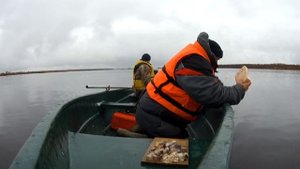 Промысел камбалы на донки (прутки)