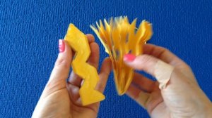 Объемная гофрированная снежинка пошагово, просто. SNOWFLAKE. #Снежинки #снежинкиизбумаги