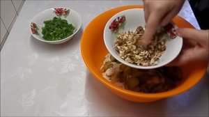 Салат с куриной грудкой и фасолью / Салат БЕЗ МАЙОНЕЗА