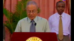 Maumoon and Presidential Commission meets media - 29/12/2003